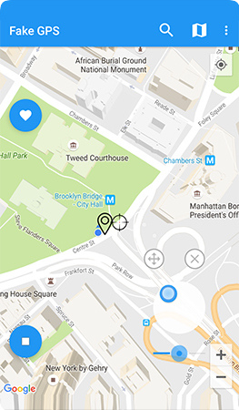 偽装GPSジョイスティックとルート