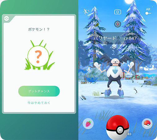 大発見でバリヤードを入手する