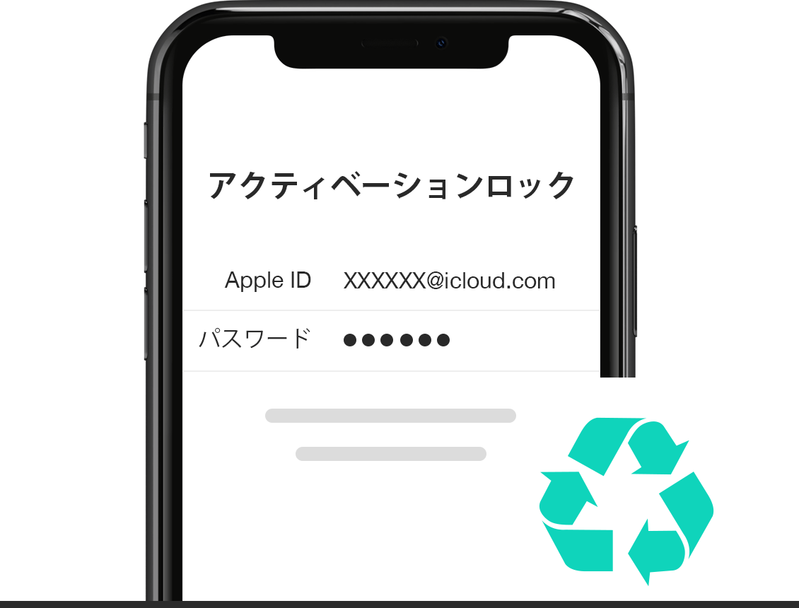 中古iPhoneがロックされた