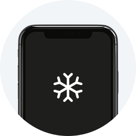 フリーズした画面