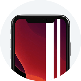 画面が白い線あり