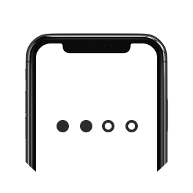 4桁のパスコードを解除